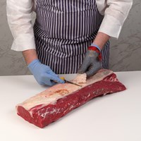 Larder Trim Sirloin Meat Cut Spec Step 3